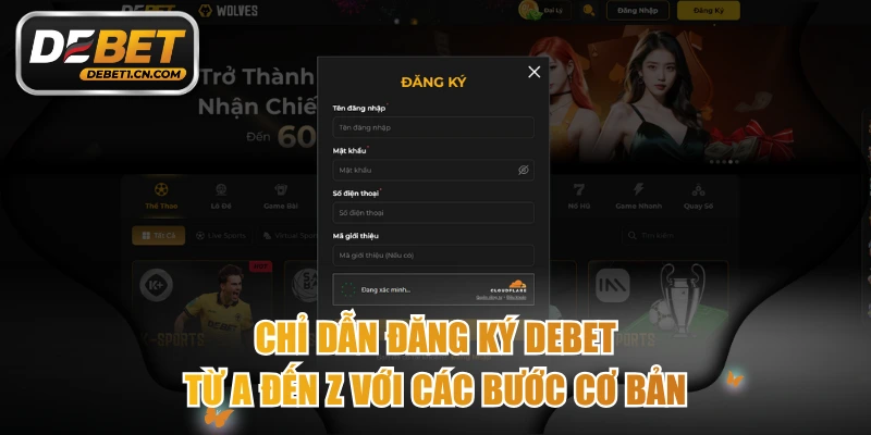 Đăng ký DEBET